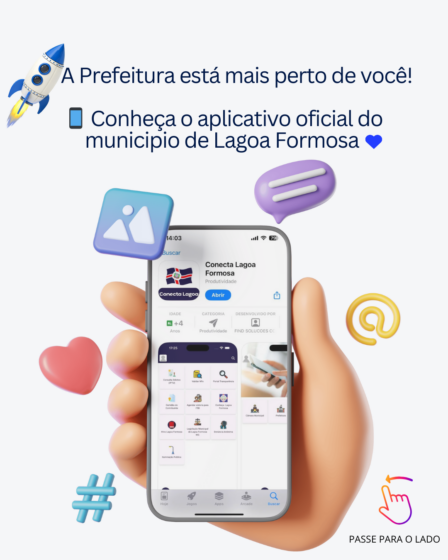 Conheça alguns serviços disponíveis no Conecta Lagoa! ✨